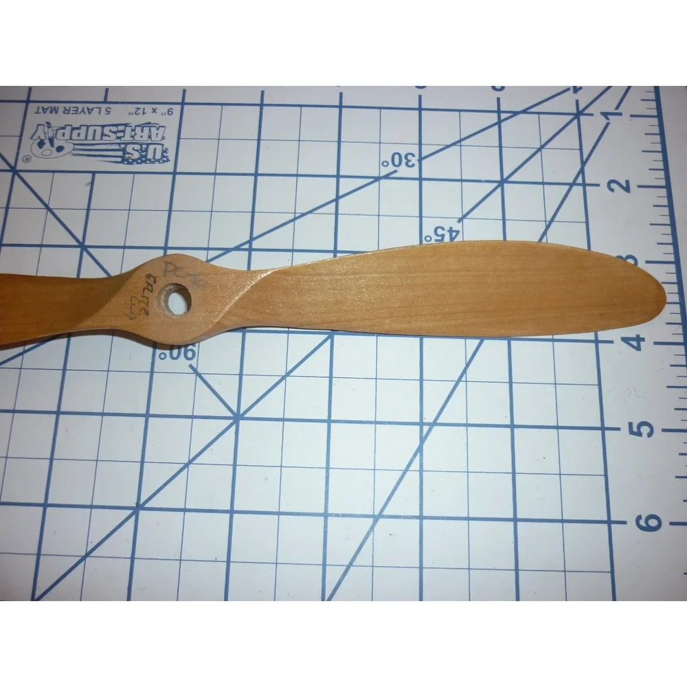 Vintage Top Flite 11-7 3/4 Wooden RC Model‎ Airplane Propeller Gas Engine Prop